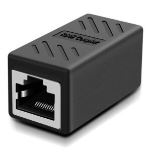 RJ45 LAN JOINTER WITH IC (FEMALE TO FEMALE)