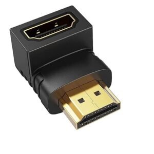 HDMi MALE TO FEMALE CONNECTOR ( L TYPE)