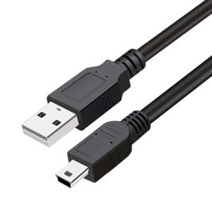 USB 2.0 A to 5 pin Mini USB B Cable for External HDDS/Camera/Card Readers