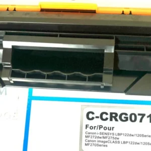 071 Black Toner Cartridge For Canon image Class LBP122dw / MF275dw / MF272dw (New Import) With Chip - Box Pack