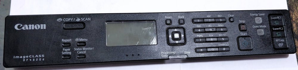 Control Panel For Canon Image Class MF4820d / MF4720w Printer (FM0-4123 / FM0-4125)