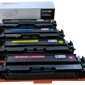 CF410 - CF411 - CF412 - CF413 Toner Cartridges For HP Color LaserJet Pro M452dw / M377dw / M477 / MF735cdw (Set) New Imort