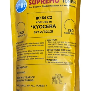 ITDL IK164 Toner Powder (500 Gram) For Kyocera Taskalfa 3212i / 4012i / M3145 / M3645 Photocopier Printer