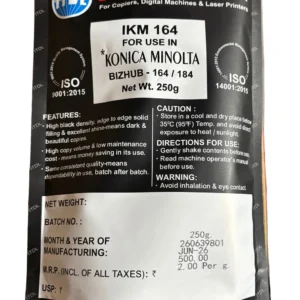ITDL IKM164 Toner Powder (250 Gram) For Konica Minolta BizHub 164 / 215 / 195 / 7718 / 184