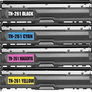TN261 TN251 TN241 TN221 Toner Cartridge For Brother MFC-9140cdn / HL-3150cdn / HL-3170cdw (New Import) Set